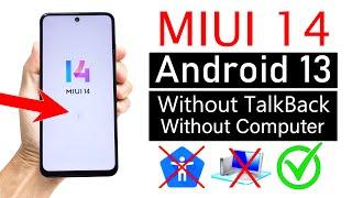 MIUI 14 FRP Bypass Without Talkback2023 Latest Update (No PC) - NEW METHOD