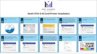 HEIDI CP55-D ID CARD PRINTER INSTALLATION l Heidi l Tech Infomedia l