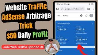 Website Traffic AdSense Arbitrage Trick From Pop Ads | Jabi Web Traffic Episode 01