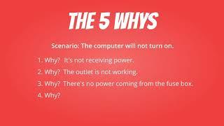 Using the 5 Whys to Troubleshoot Technology