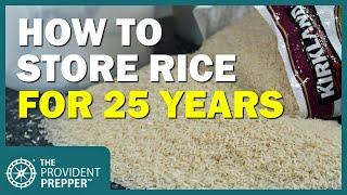 How to Package White Rice for Long Term Storage