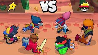 BRAWLYWOOD vs ACTOR HEROES  3 vs 3  19 Tests