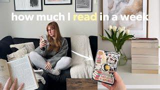 How much I read in a week *realistic as a fast reader*  TBR, kindle unlimited & booktok reading