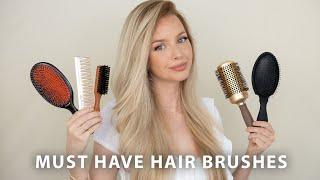 5 MUST HAVE HAIR BRUSHES  