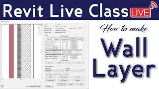 Wall Layers in Revit Architecture | Revit Live Class