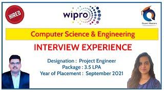 Wipro Interview Experience - Septembar 2021 | CSE Student | Designation Project Engineer