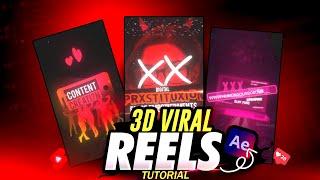 How to Edit VIRAL 3D REELS Like Houston Kold, Iman Gadzhi and Ali Abdaal | After Effects Tutorial