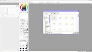 Как вырезать картинку и вставить на фон в  EASY PAINT TOOL SAI