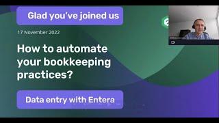 How to automate your bookkeeping practice in just 15 minutes? Automated data entry with Entera