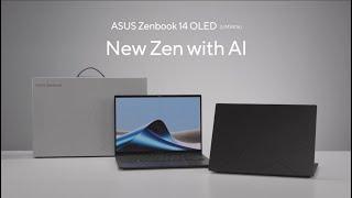 ASUS Zenbook 14 OLED (UM3406) Unboxing Video | New Zen with AI