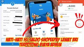 CARA TOP UP SHOPEEPAY LEWAT BRI BRIMO KENA POTONGAN SHOOPEEPAY HATI-HATI !!!