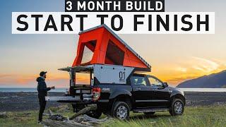 DIY Truck Camper. Full Build Timelapse