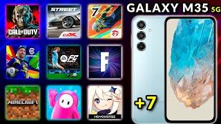 GALAXY M35 5G EM JOGOS - COD WARZONE, Free Fire, Minecraft, Roblox, eFootball, FC Mobile + 10