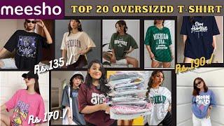 All new *OVERSIZED* T-Shirt From Meesho ‍️ | Latest collection | Tryon | Honest Review