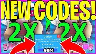 NEW BUBBLE GUM SIMULATOR CODES  ROBLOX