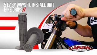 5 Easy Ways to Install Dirt Bike Grips by Travis and Chaparral Motorsports