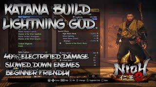 Nioh 2 - Katana Build - Lightning God