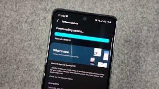 Samsung Galaxy A52s 5G Android 12/One UI 4 System Update