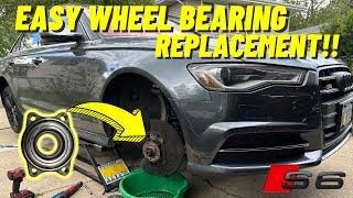 Audi S6 (C7.5) Wheel Bearing replacement Super simple!!!