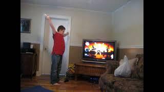 Spencerly dances to Just Dance 2 on the Wii