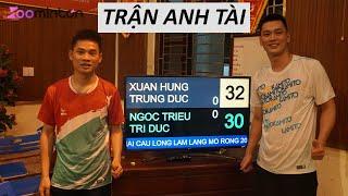 Highlights | Hưng Con/Đức Con - Ngọc Triệu/Chí Đức | Trận Anh Tài Giải Cầu Lông Lãm Làng 2022