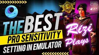 # PUBG MOBILE emulator sensitivity settings {RIZI PLAYS}