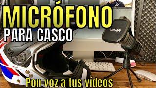 Micrófono para motovlog. Cómo construir e instalar un micrófono para casco de moto.