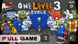 ️One Level 3: Stickman Jailbreak - FULL GAME (all levels 1-288) Android Gameplay