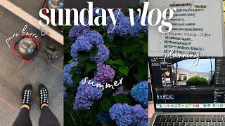 PRODUCTIVE SUNDAY VLOG: catching up on editing, unpacking from the weekend, planning & more