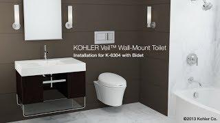 Installation – Veil Toilet with Bidet Seat