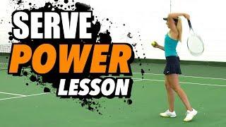 Serve POWER lesson: ADD 5-10mph to your serve!
