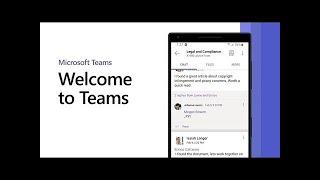 Welcome to Microsoft Teams