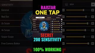 Raistar Secret Sensitivity Setting || All Gun Auto Headshot Sensitivity Settings In Free Fire 2025