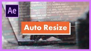 How to make a Rectangle Self-Resize to Text Size in Adobe After Effects CC (Lesson 1)