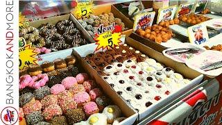 Indoor Street Food Market BANGKOK | Thai Sweets STREET FOOD and more...