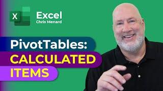 Excel Advanced - Calculated Items in a PivotTable - using percentages