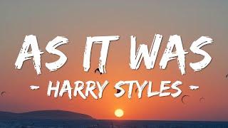 Harry Styles - AS IT WAS (Lyrics) You Know It's Not The Same