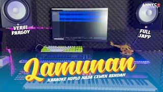 LAMUNAN KARAOKE KOPLO NADA CEWEK / WANITA ANNYCO KARAOKE