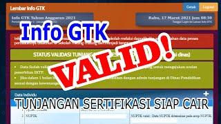 INFO GTK SUDAH VALID! TUNJANGAN SERTIFIKASI GURU SIAP CAIR. INI CARA MENGECEKNYA!