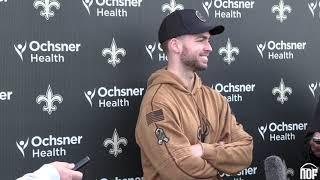 Saints QB Jake Haener talks being named starter and proving doubters wrong