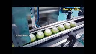 Full-automatic hot filling machine with Heating hopper mixer for vaseline, wax, balm oil, candle