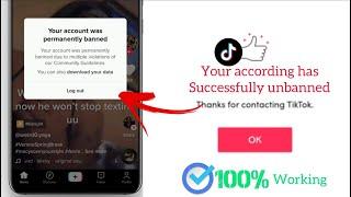 How To Fix Your TikTok Account was permanently Banned | Recover Your TikTok Ban Account