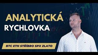  Analytická rychlovka (SPX, BITCOIN, ZLATO, STŘÍBRO, ETH)