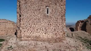 Castillo de Almonacid a vista de drone