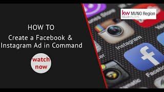 Create a Facebook & Instagram Ad at the same time with KW Command