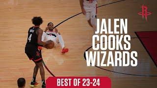 Jalen Green Cooks Wizards 23-24 Memorable Moments | Houston Rockets