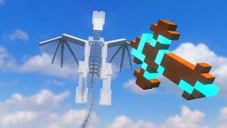 Minecraft GHOST ENDER DRAGON vs Roblox CRUCIFIX in TEARDOWN