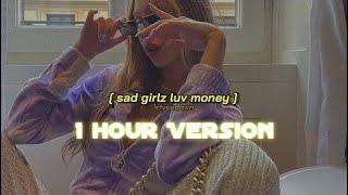 Amaarae, Moliy - Sad Girlz Luv Money Remix (Slowed + Reverb) [1 Hour Version]