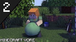 Minecraft Vore 2 - Voring a Wolf, Pigman and  a Squid | Brutoro