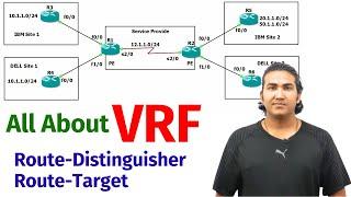 VRF - Virtual Routing and Forwarding | What is Route-Distinguisher | Route-Target in VRF | #ccie